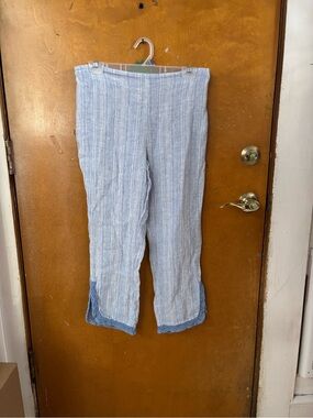 Marilu linen pants. Made in Italy